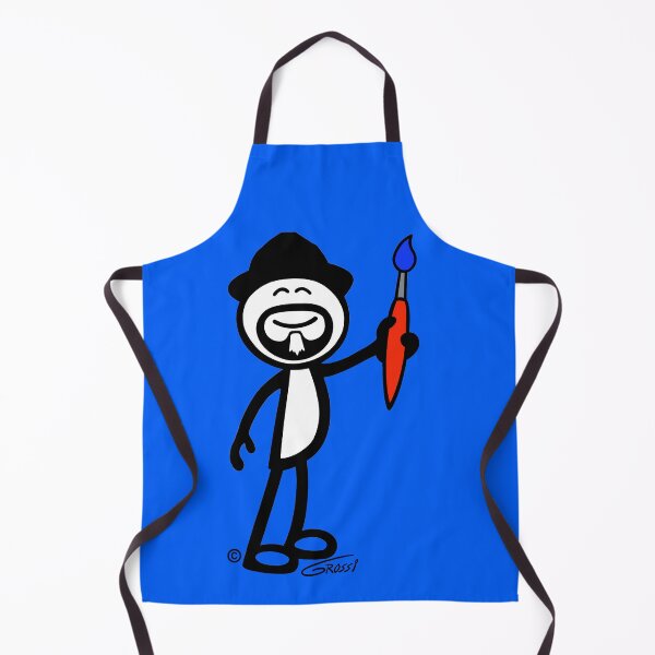 Item preview, GG Artist Stick Figure On A Blue Background designed and sold by GDGCreations.