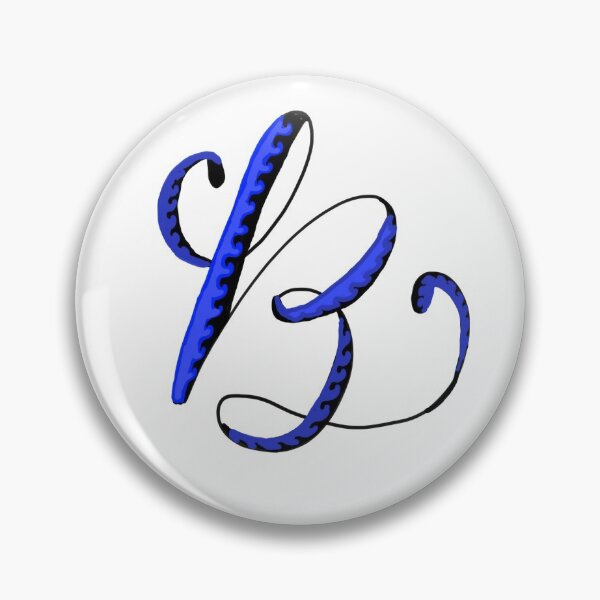 Item preview, Cursive letter B designed and sold by KatharineArt.