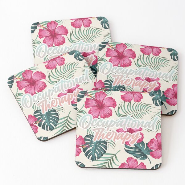 Item preview, Tropical Floral Leaves Occupational Therapy OT designed and sold by otdude.