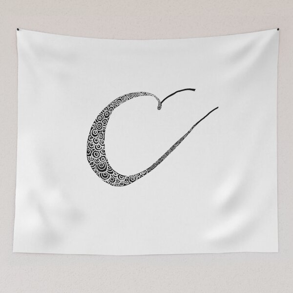 Item preview, Cursive letter C designed and sold by KatharineArt.