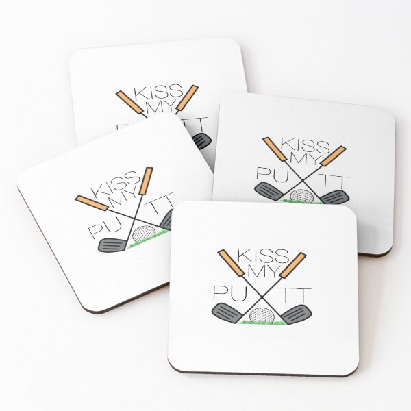 Item preview, Kiss My Putt Golf Clubs and Ball designed and sold by caitlinjquinn.