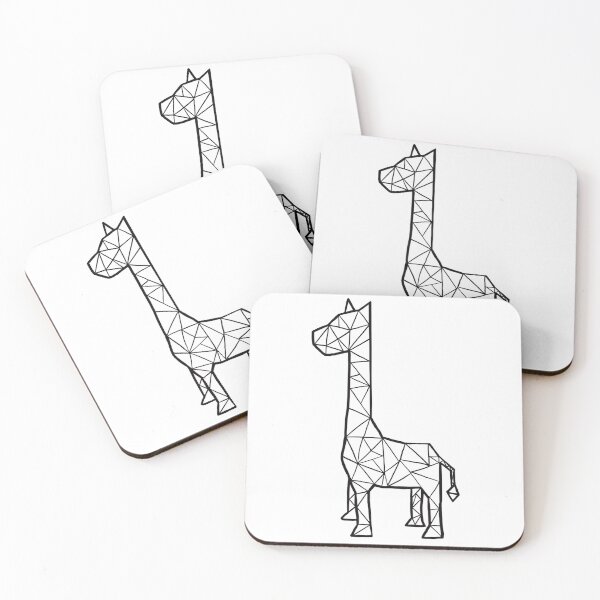 Item preview, Geometric giraffe designed and sold by apis-florea.