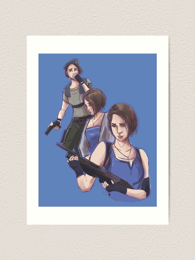 Jill Valentine Resident Evil 3 Remake Framed Art Print for Sale