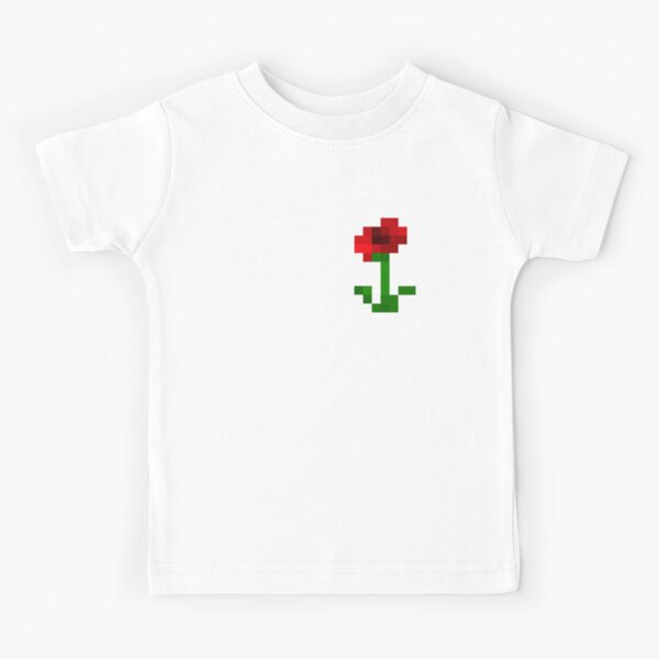 Minecraft Flowers Kids T Shirts Redbubble - 1 kid roblox family roleplay pics of flowers