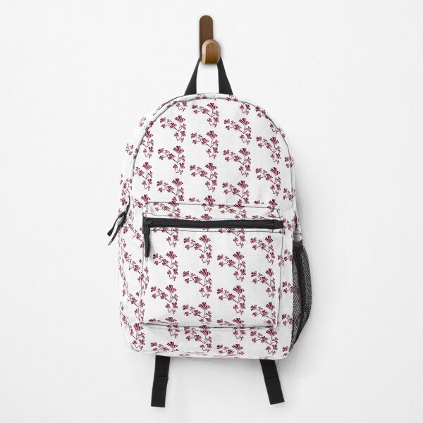 Item preview, Maroon leaves with stripes design designed and sold by Susaans-Art.