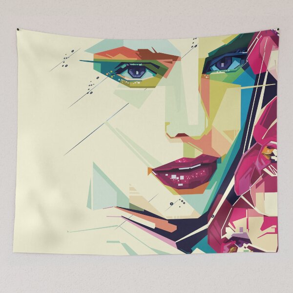 Item preview, Pretty woman abstract designed and sold by Printedarts.