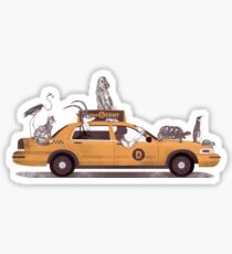 1-800-TAXI-DERMY Sticker