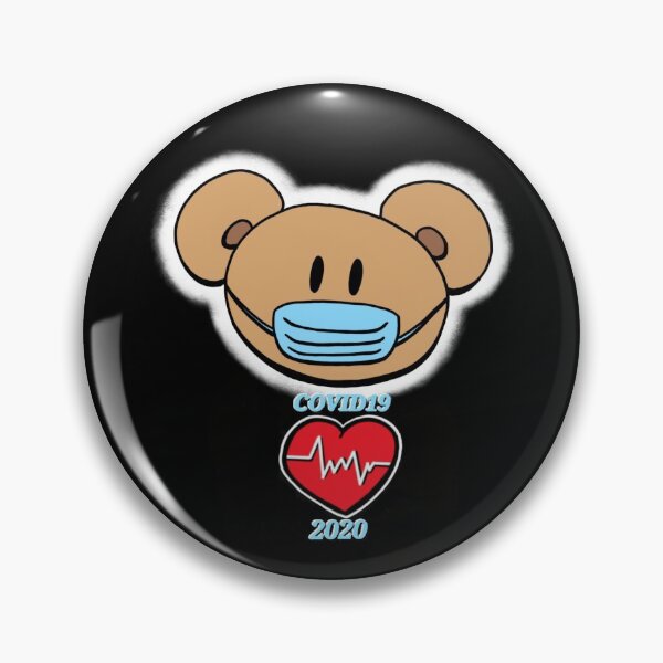 Item preview, Covid19 Pandemy Bear Face designed and sold by HuiCreations.