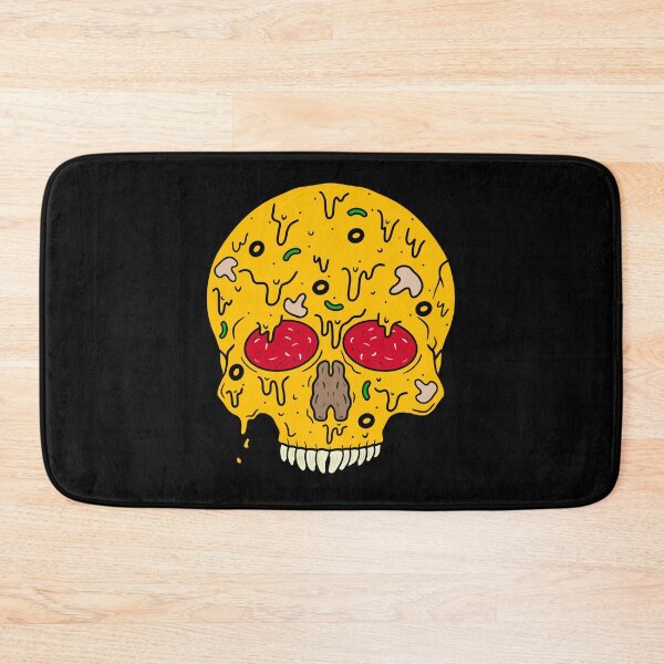Item preview, Cheese Dripping Rad Pizza Skull designed and sold by Milasneeze.