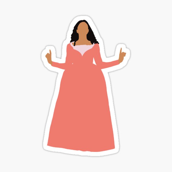 Angelica Schuyler Silhouette Sticker for Sale by designsbyalyssa