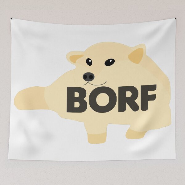 Item preview, Doggo go Borf designed and sold by DesignzByAnna.