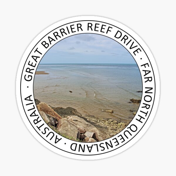 Great Barrier Reef Drive stop Sticker