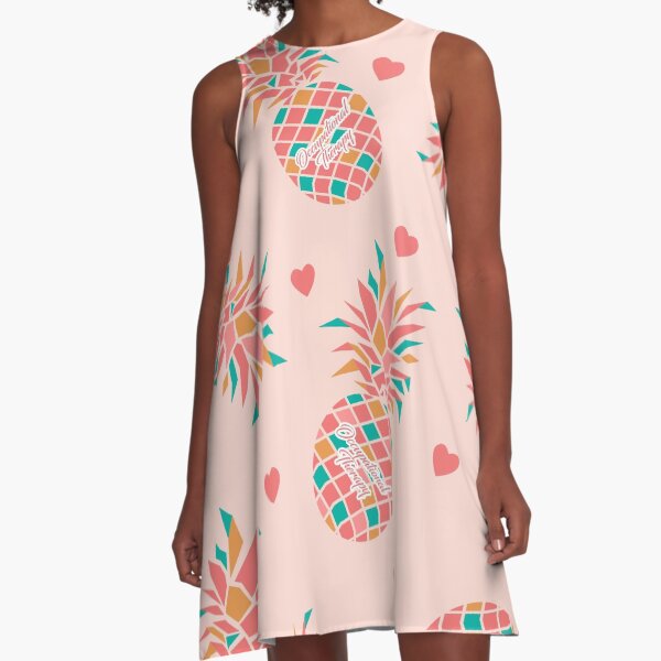 Pineapple OT Love Occupational Therapy A-Line Dress