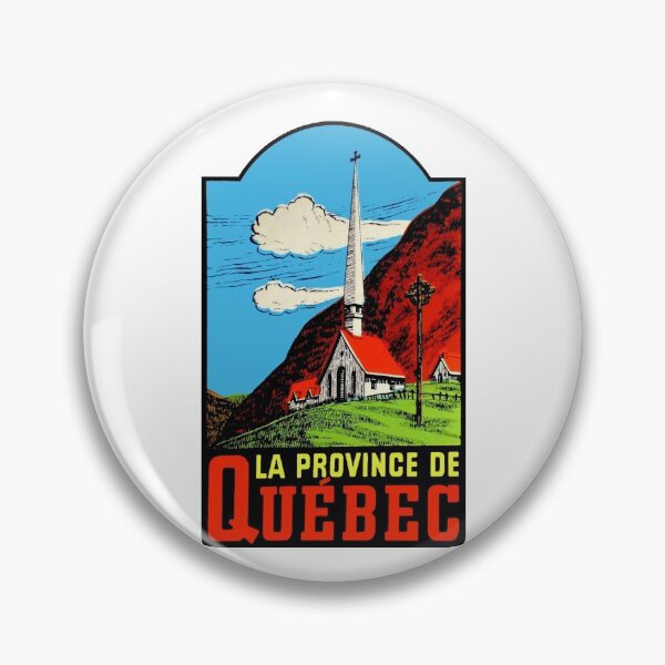 Item preview, Quebec PQ Province Vintage Travel Decal designed and sold by hilda74.
