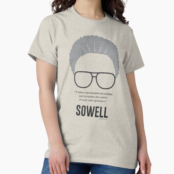 Item preview, Thomas Sowell - ignorance quote designed and sold by John the Craftsman.