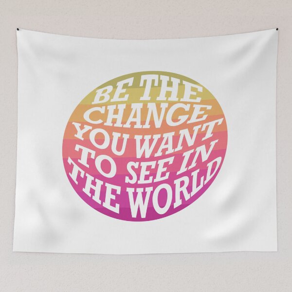 Item preview, Be The Change designed and sold by PeacePlanet.