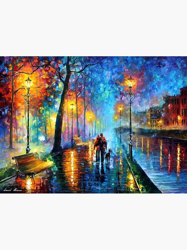 Disover melody of the night by afremov Premium Matte Vertical Poster
