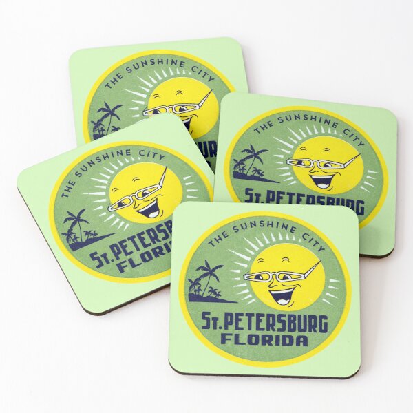 Item preview, 1955 Sunshine City, St. Petersburg Florida designed and sold by historicimage.