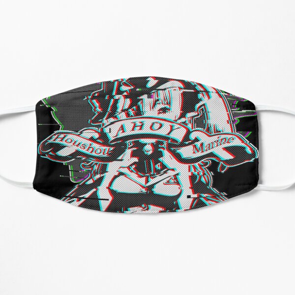 Glitched Marine-Ahoy! Hololive Mask