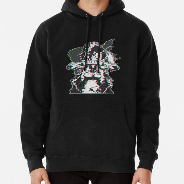 Glitched Marine-Ahoy! Hololive (ORIGINAL) Pullover Hoodie