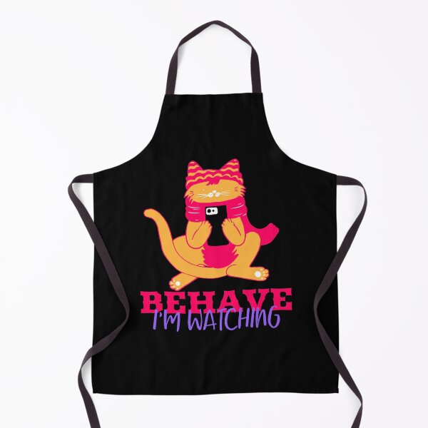 Item preview, Behave I’m Watching Cat Teacher designed and sold by Your-Cup-Of-Tee.