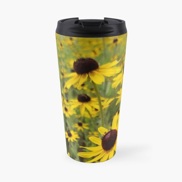 Field of Black Eyed Susans Travel Mug