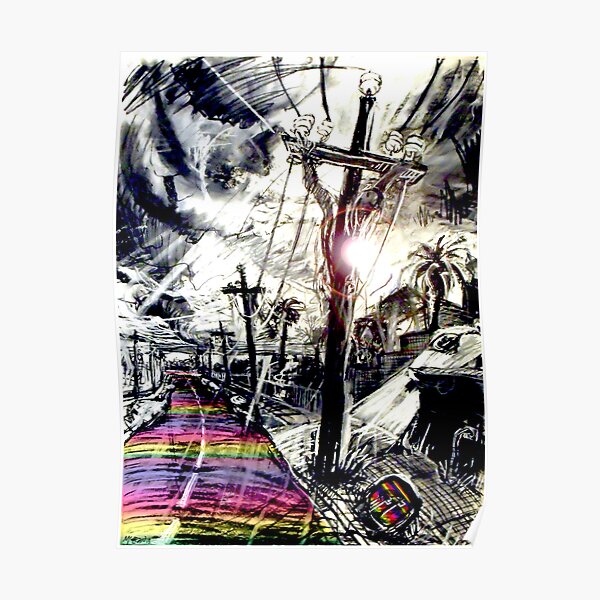 Rainbow Christ Poster