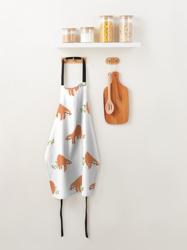 Alternate view of Sleeping Sloth Apron