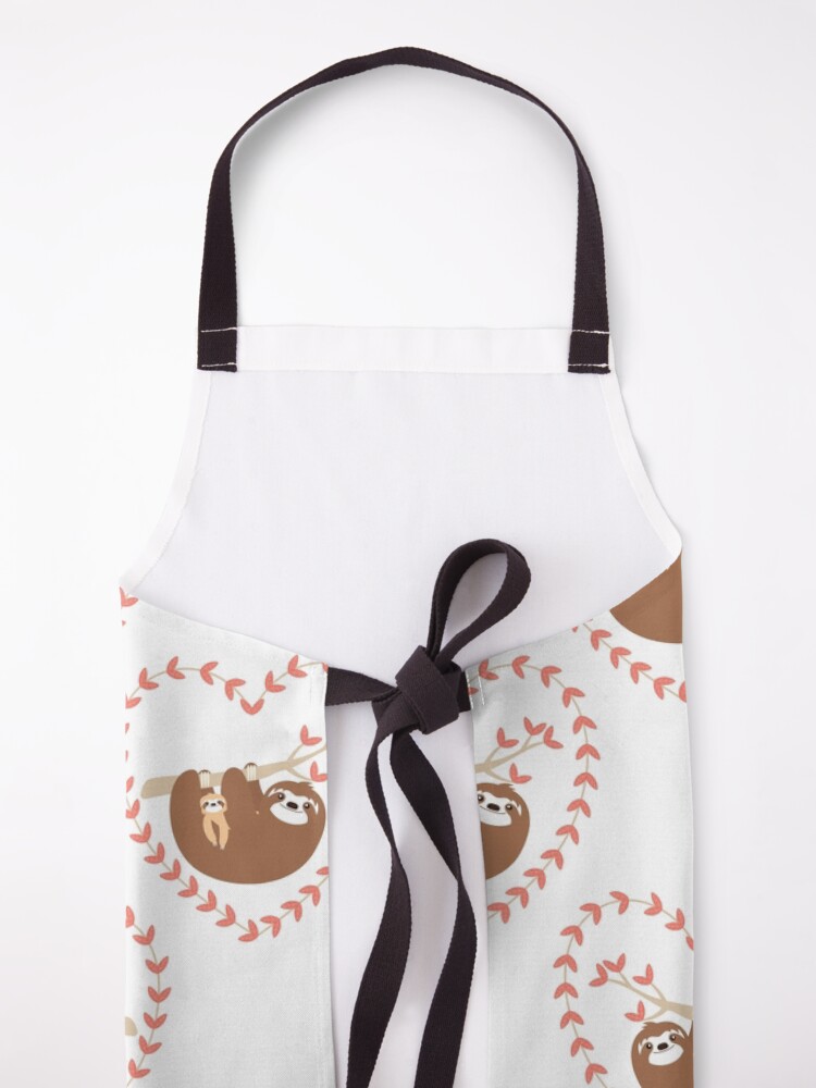 Alternate view of Mom and Baby Sloth Apron