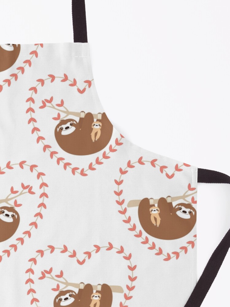 Alternate view of Mom and Baby Sloth Apron