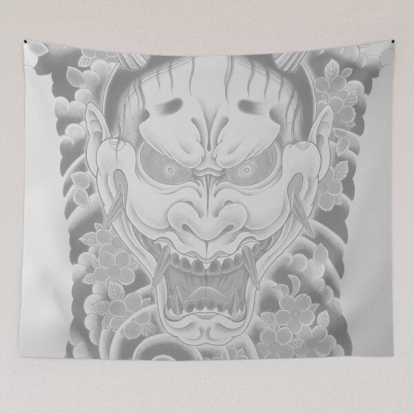 Item preview, Goro Majima Hanya Tattoo B&W version designed and sold by thehollowpoint.