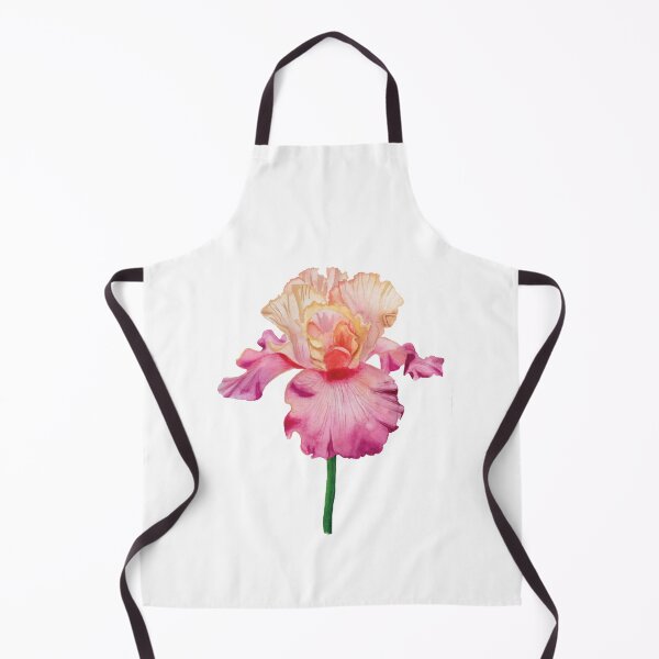 Item preview, Pink Iris Flower, Watercolor, Botanical Illustration designed and sold by DaisyMarroquin.