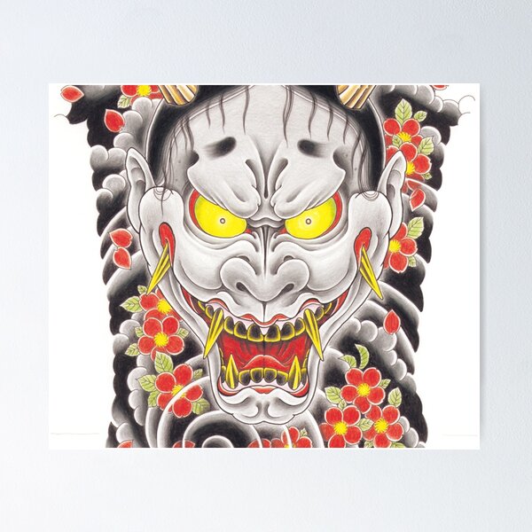 Item preview, Goro Majima Hanya Tattoo large version designed and sold by thehollowpoint.
