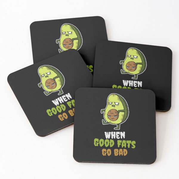 Item preview, When Good Fats Go Bad. Funny Avocado Halloween Zombie Food. designed and sold by shirtdan.