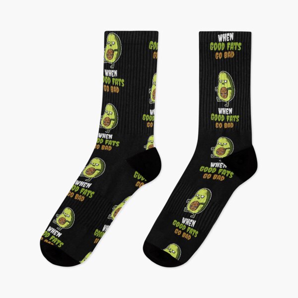 Item preview, When Good Fats Go Bad. Funny Avocado Halloween Zombie Food. designed and sold by shirtdan.
