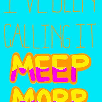 Meep Morp Dinosaur Sticker
