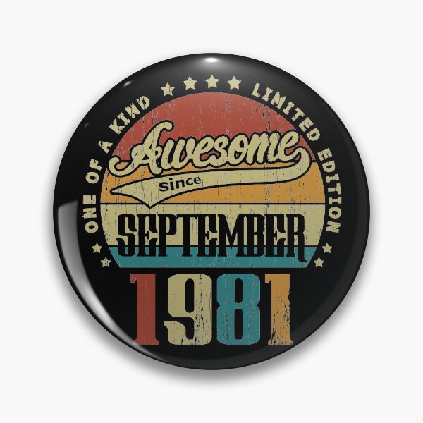 Item preview, Vintage September 1981 One Of A Kind Awesome Since September 1981 39th Birthday Gift 39 Years Old designed and sold by Takatv.