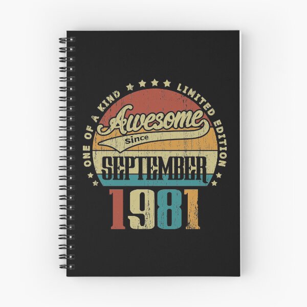 Item preview, Vintage September 1981 One Of A Kind Awesome Since September 1981 39th Birthday Gift 39 Years Old designed and sold by Takatv.
