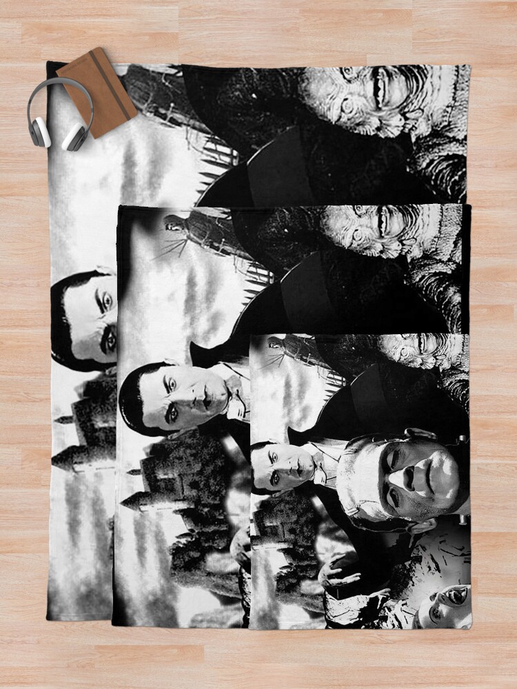 "Universal Classic Monsters" Throw Blanket for Sale by gemmarts Redbubble