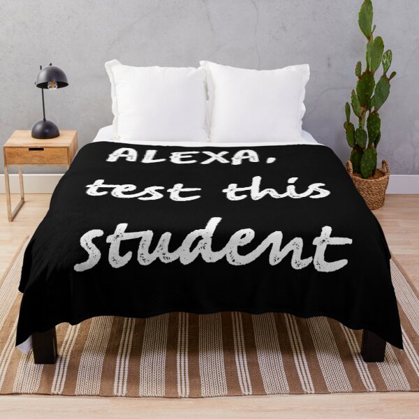 Item preview, Alexa test this student  designed and sold by firegalaxy.