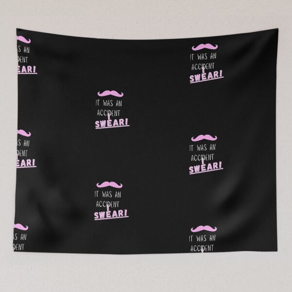 Item preview, It was an accident I swear wilford warfstache markiplier (white text) designed and sold by Cutieplier1995.