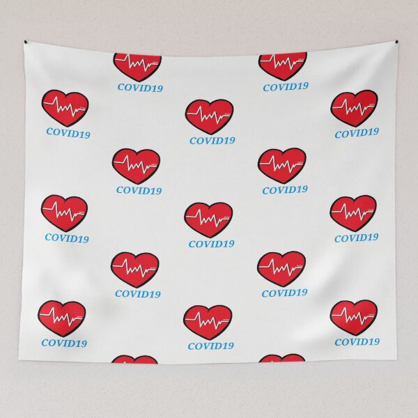 Item preview, Covid19 Heart designed and sold by HuiCreations.