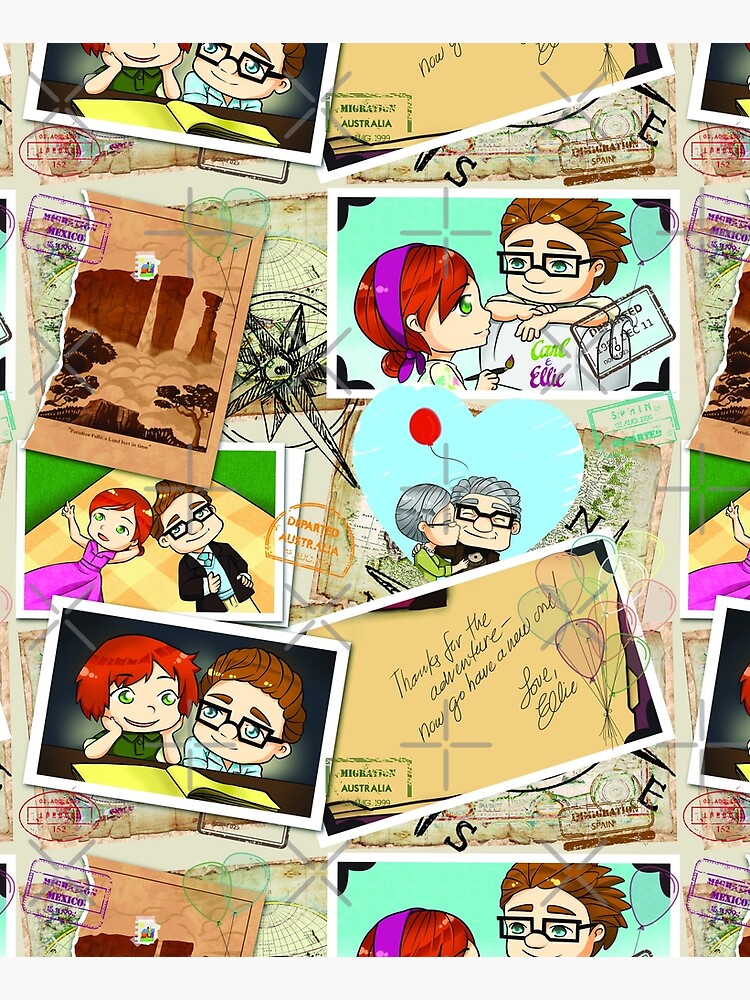 Carl and Ellie UP! by Disney1955Fan