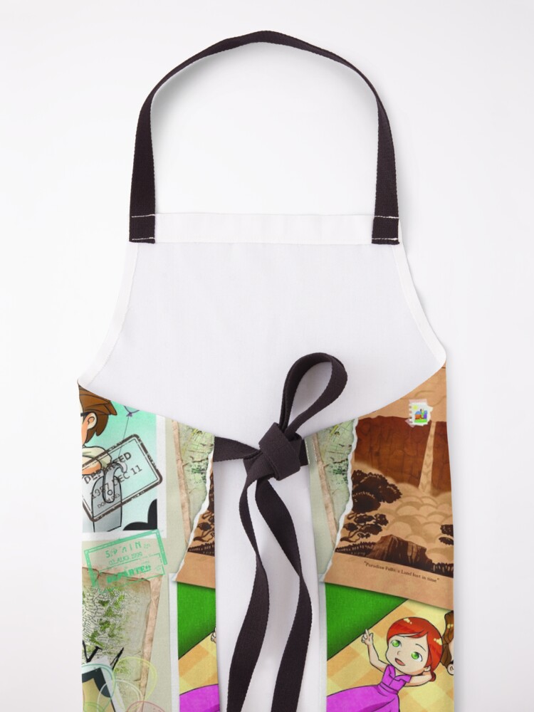 Alternate view of Carl and Ellie UP! Apron