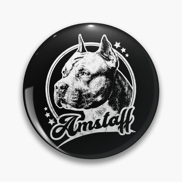 Item preview, Retro Amstaff Dog designed and sold by RycoTokyo81.