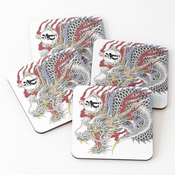 Item preview, Kazuma Kiryu Dragon Tattoo horizontal designed and sold by thehollowpoint.