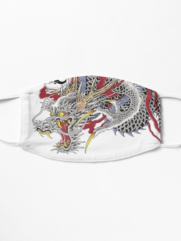 Kazuma Kiryu Dragon Tattoo Horizontal Mask For Sale By Thehollowpoint