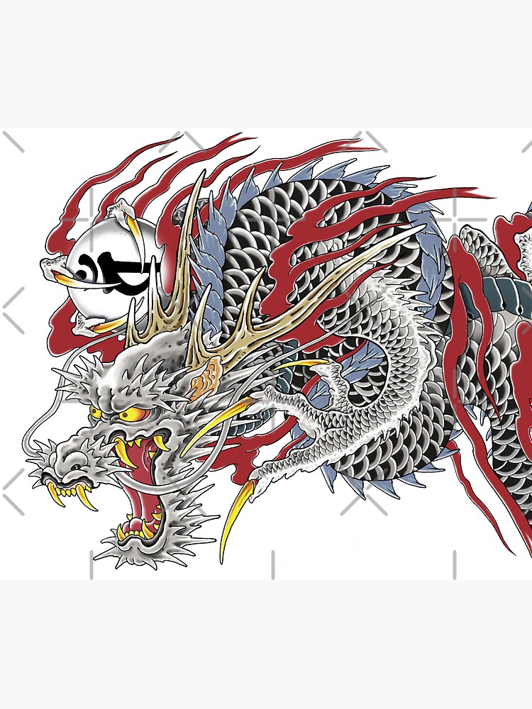 Kiryu Kazuma Dragon Tattoo Sticker by Yuki Soyada  Fine Art America