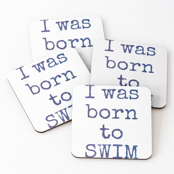 Item preview,  I was born to swim  designed and sold by Water Sports and Safety.