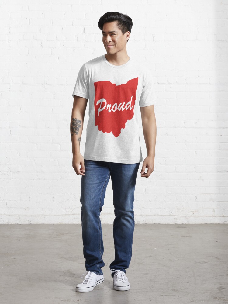Alternate view of Ohio Proud Logo Essential T-Shirt